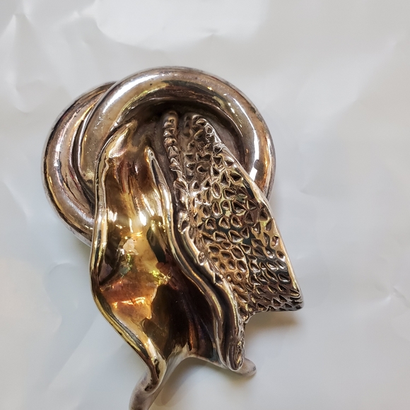 Vintage sterling silver pin-signed - Picture 1 of 10